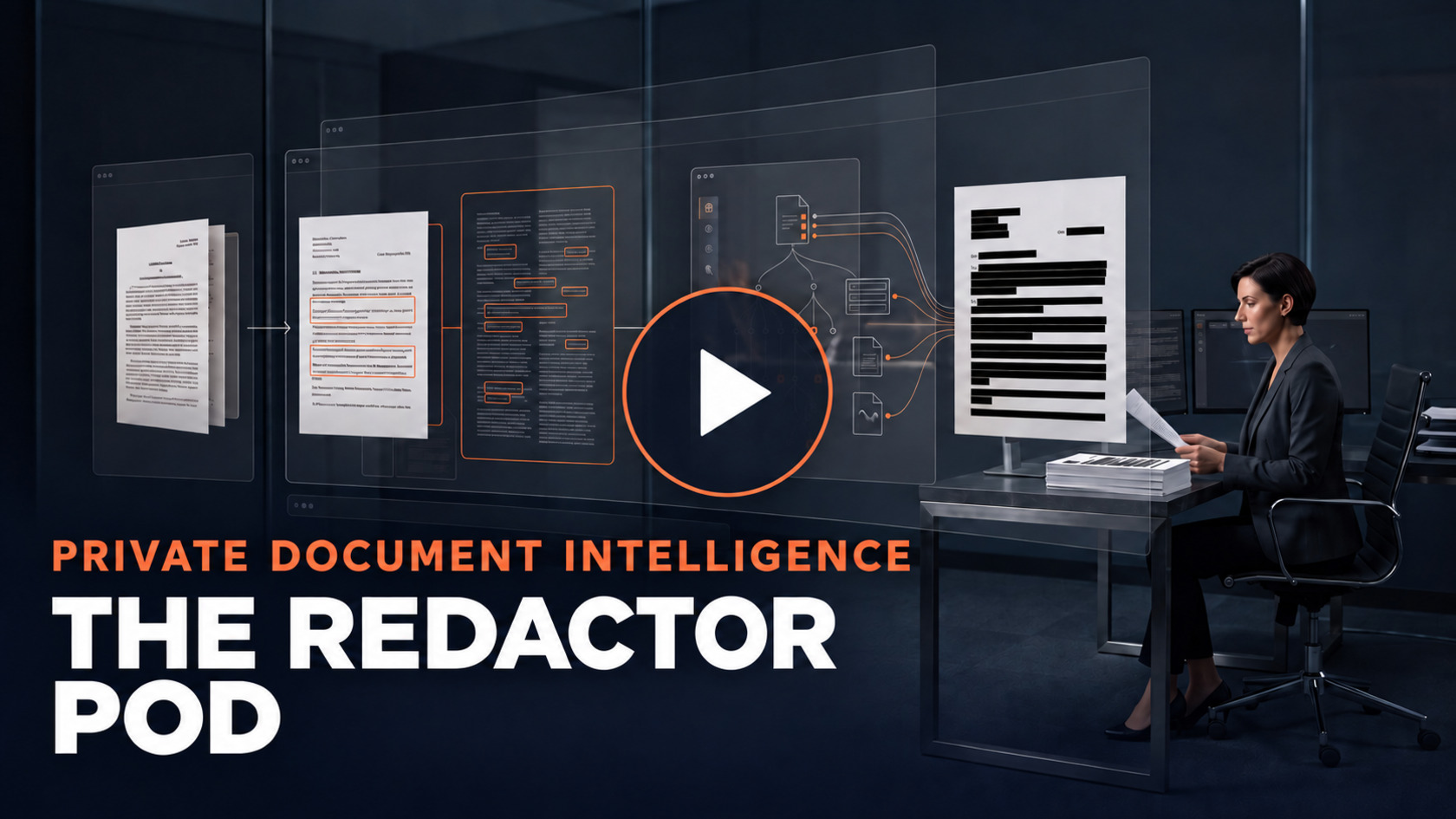 The Redactor Pod — verified document sanitization